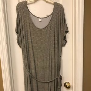 Plus sized belted Old Navy dress